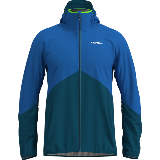 Guscio impermeabile leggero e traspirante per alpinismo con cappuccio ergonomico e sistema ventilazione Shark