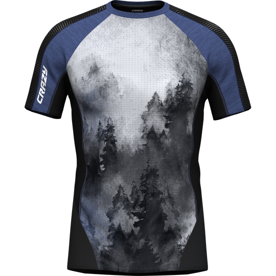T-shirt Air traspirante leggera con inserti riflettenti e microfori per trail running