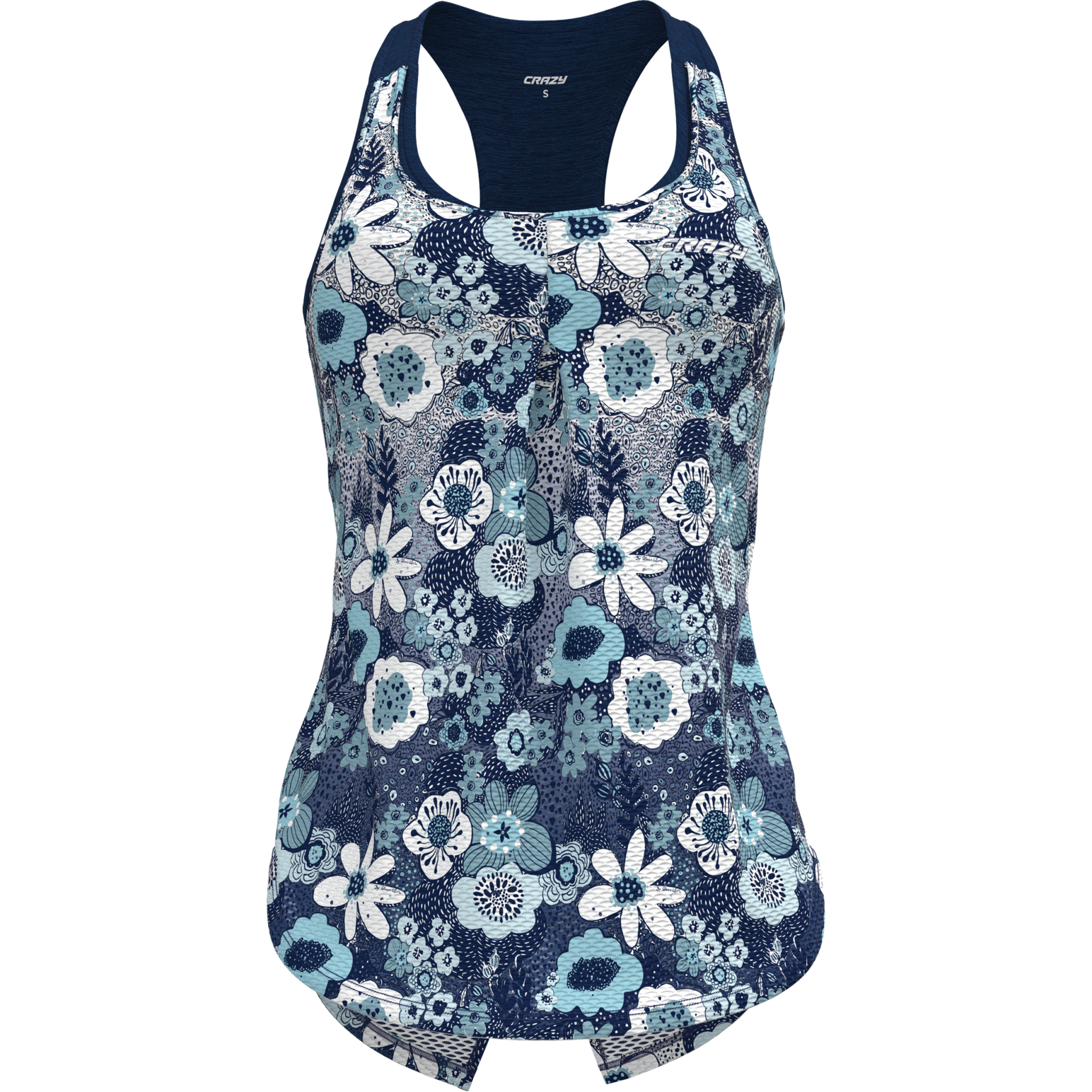 Canotta Top Break doppio strato traspirante per trekking con stampe vivaci e tessuto rapid-dry