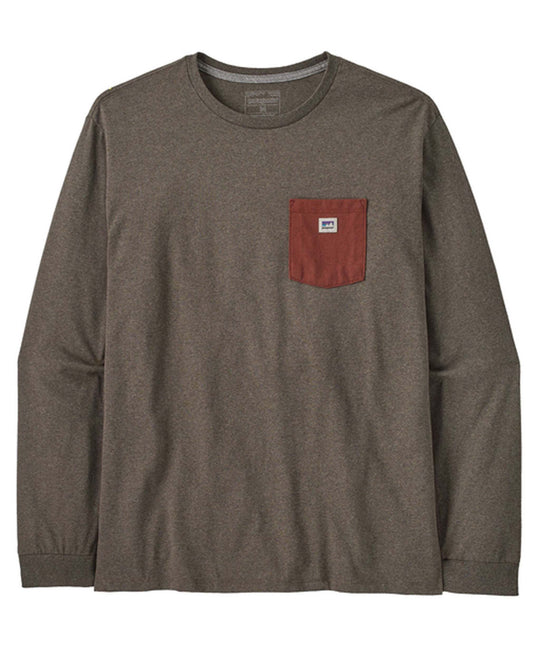 M's L/S Shop Sticker Pocket Responsibili-Tee