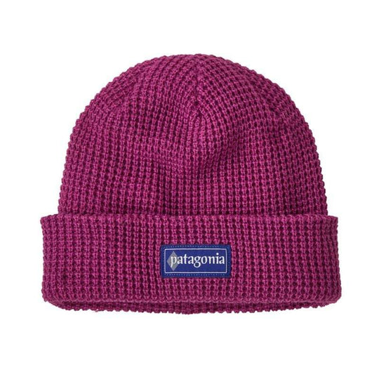 Patagonia Snowdrifter Beanie: berretto rosa in maglia con risvolto
