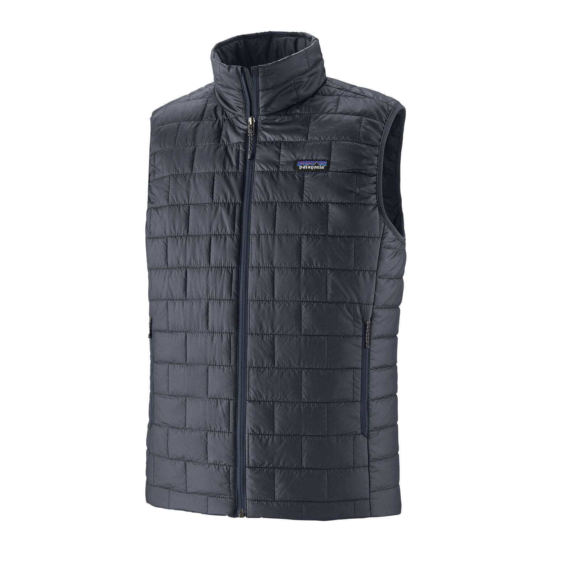 M's lightweight Nano Puff Vest with recycled PrimaLoft insulation and water-repellent polyester fabric
