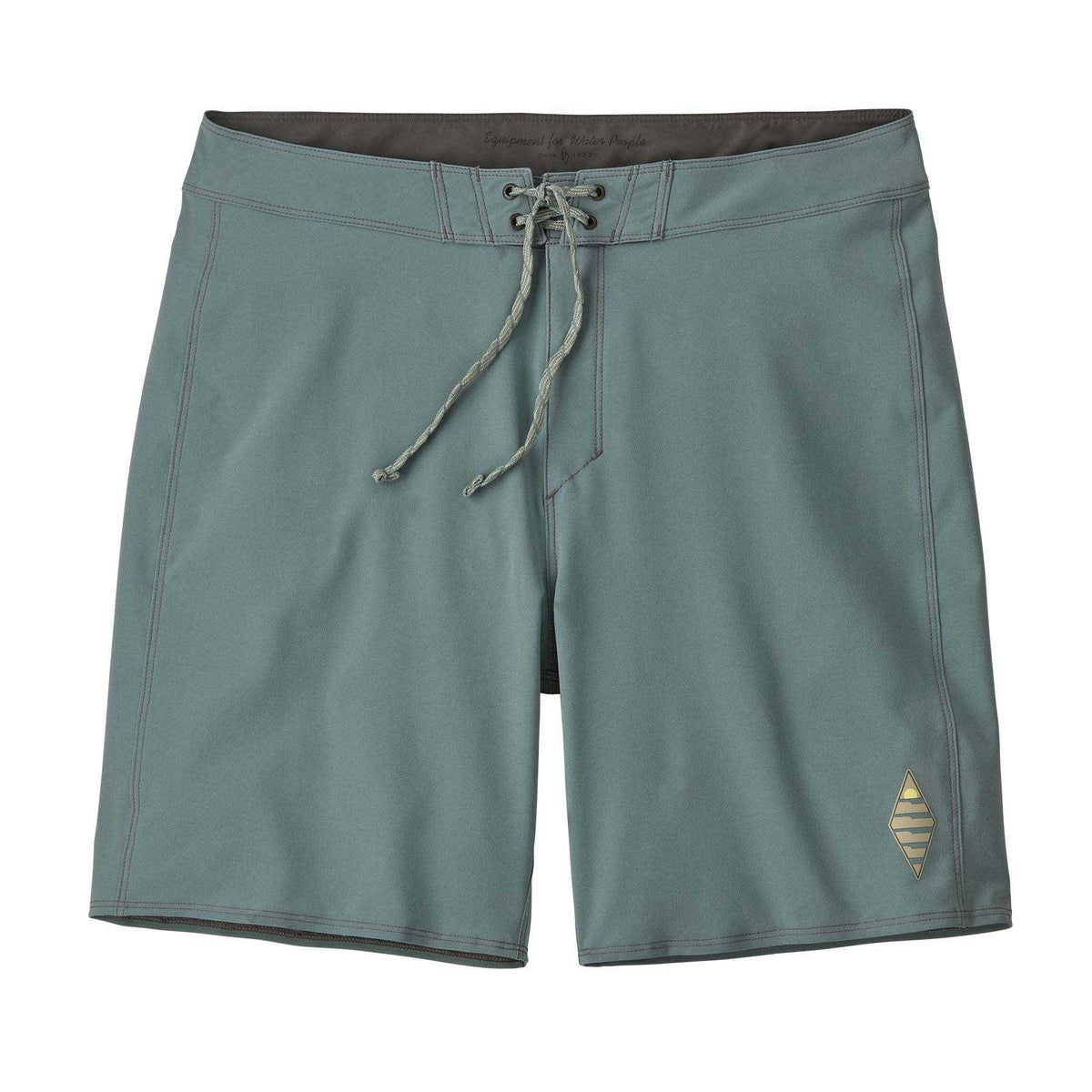 Boardshorts Hydropeak da uomo in tessuto elasticizzato leggero e rapido asciugamento, design tecnico per il surf con tasca posteriore e cordoncino di sicurezza.