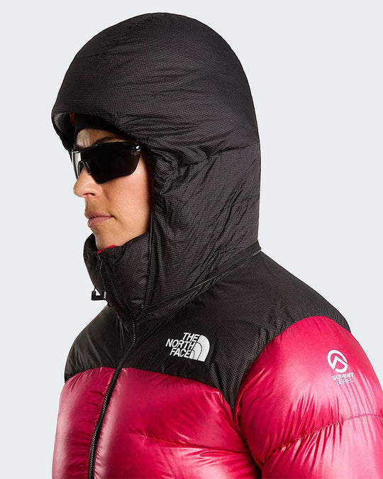 The North Face W Summit Nuptse Jacket NF0A8H3E UL2, TNF Black/Lali Guran - dettaglio cappuccio