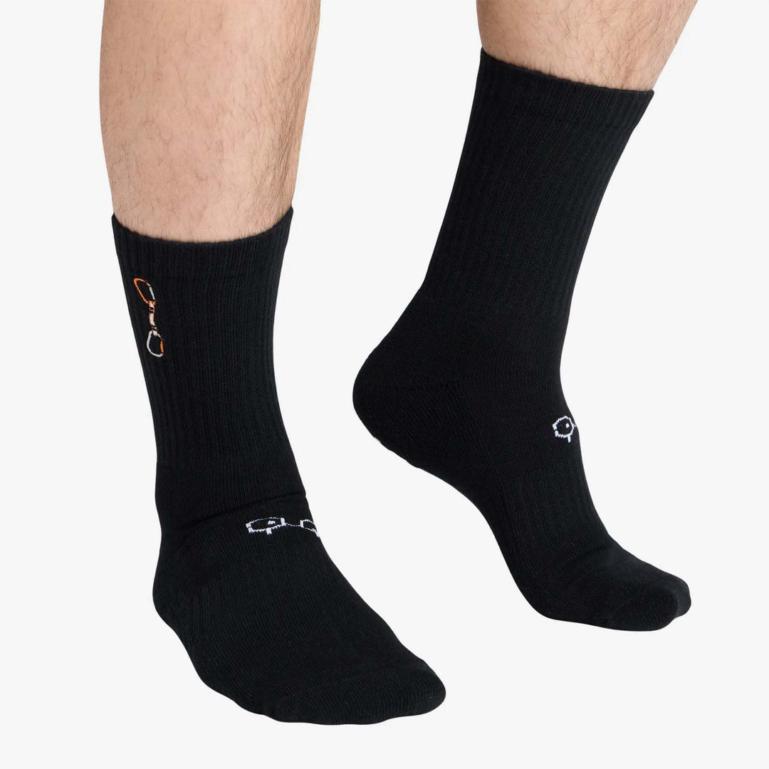 Y&amp;Y Vertical Rock Socks Quickdraw - Black