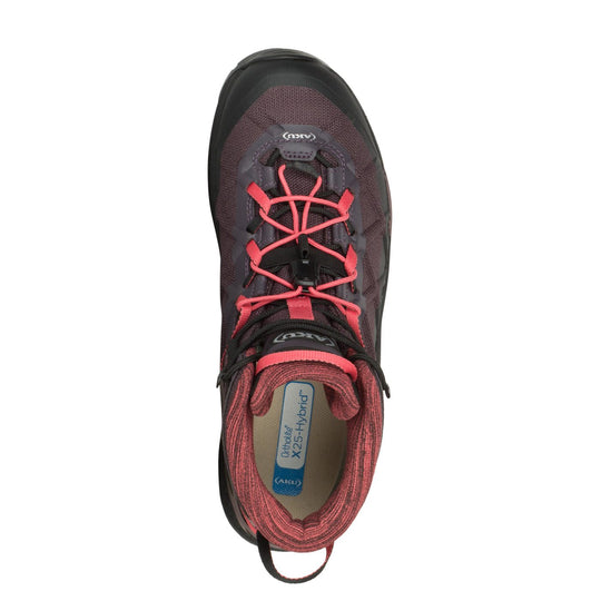 AKU Rocket Mid GTX donna Deep Violet/Coral
