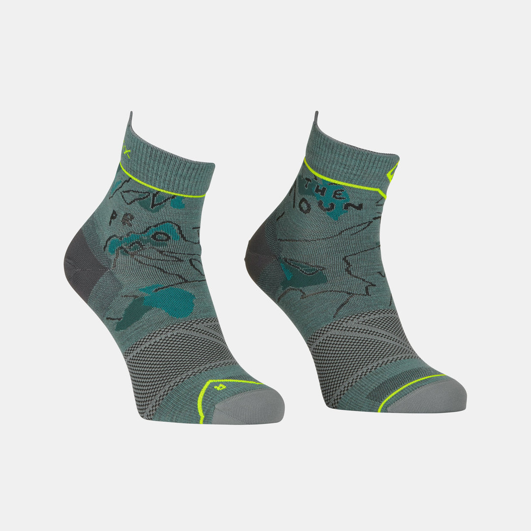 Alpine Light Quarter Socks M - Arctic Grey - Blogside