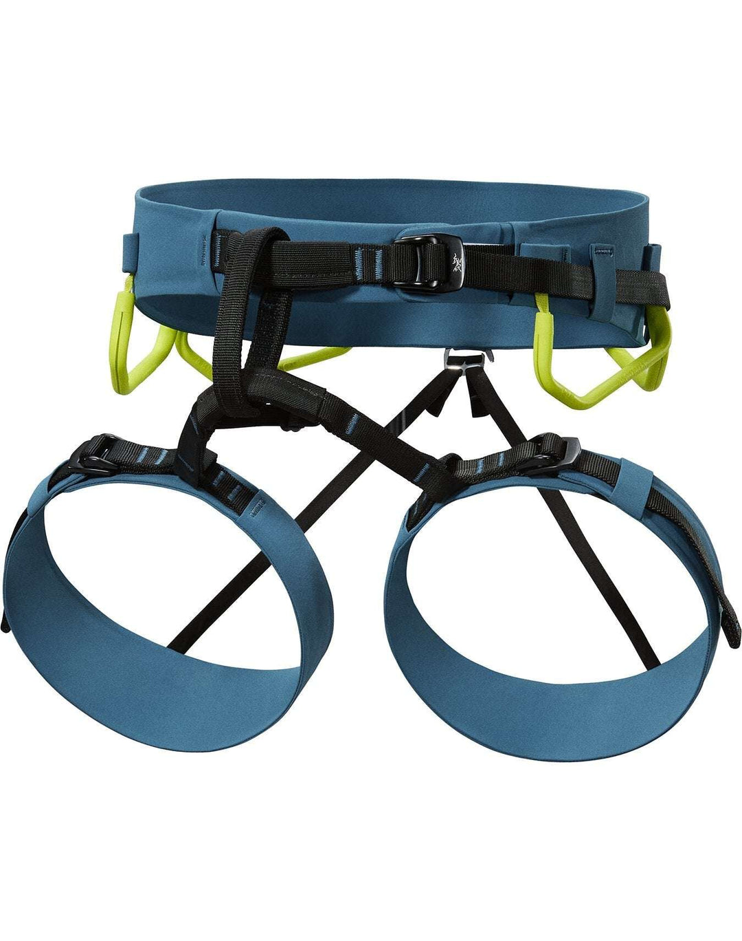 Men's AR-395A Harness for versatile climbing with adjustable leg loops and Warp Strength Technology.