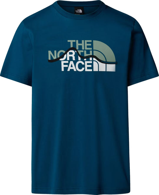 M SS Mountain Line Tee