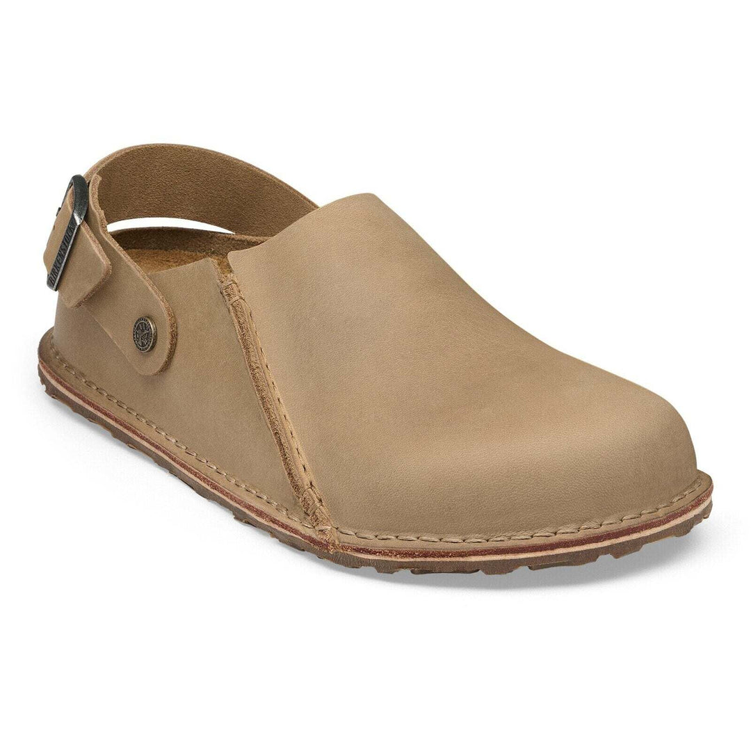 Birkenstock Lutry Premium Oiled Leather - Tobacco Brown
