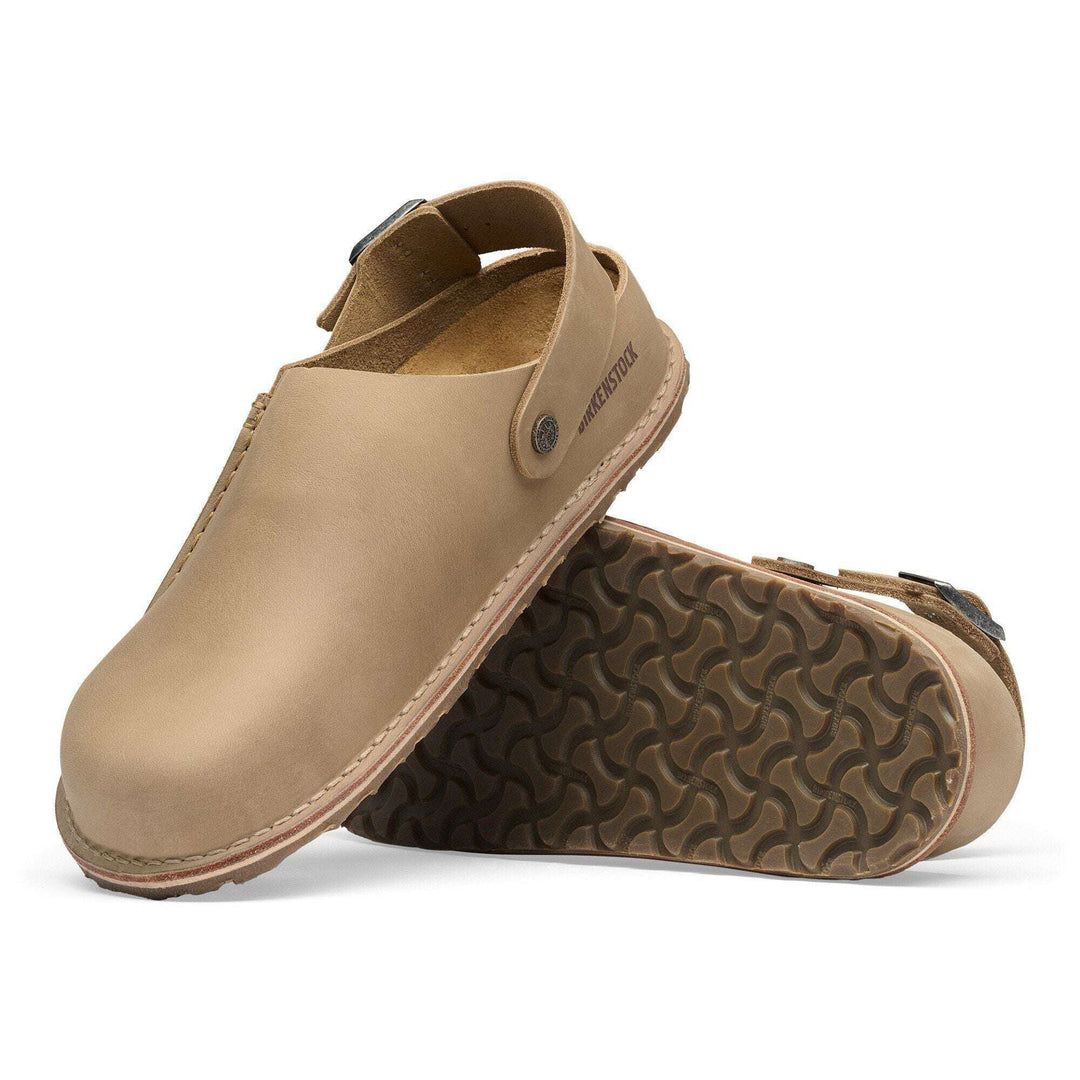 Birkenstock Lutry Premium Oiled Leather - Tabacco Brown - vista della suola