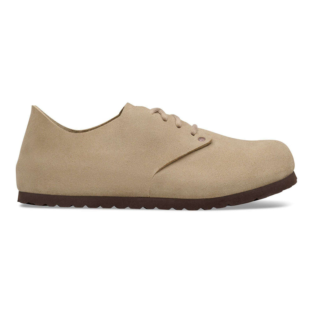 Birkenstock Maine Suede Leather - Taupe - vista laterale