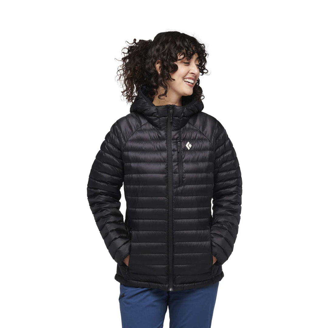 Black Diamond W Deploy Down 1.0 Hoody Black front