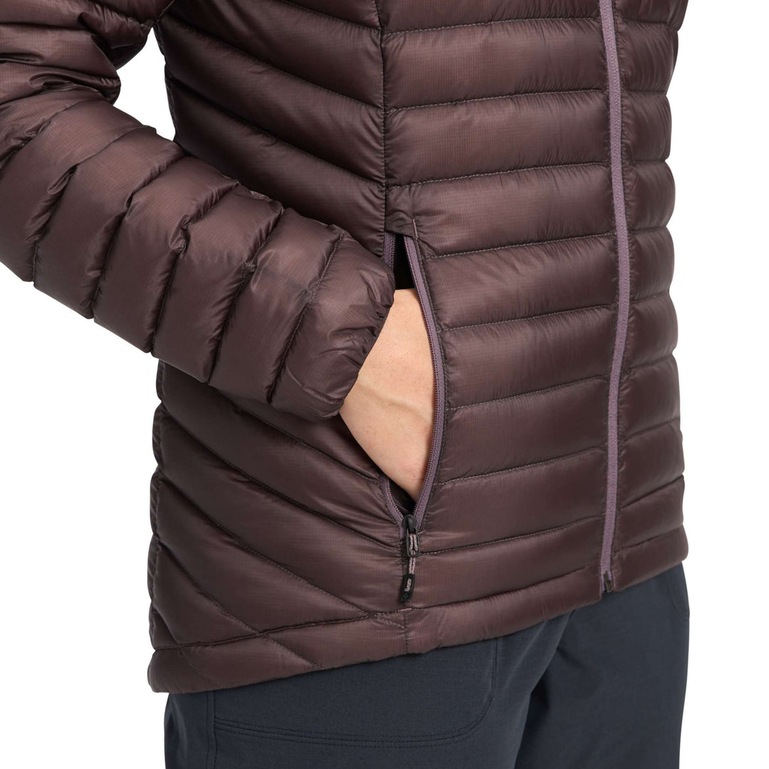 Black Diamond W Deploy Down 1.0 Hoody Dark Mauve