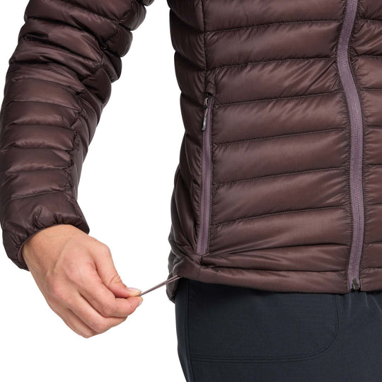 Black Diamond W Deploy Down 1.0 Hoody Dark Mauve