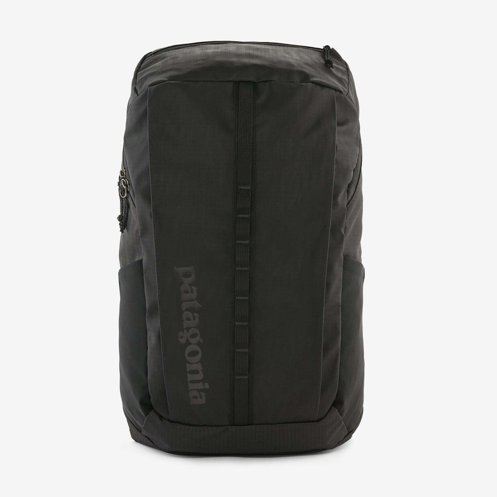 Black Hole Pack 25L recycled polyester backpack with multiple compartments.
