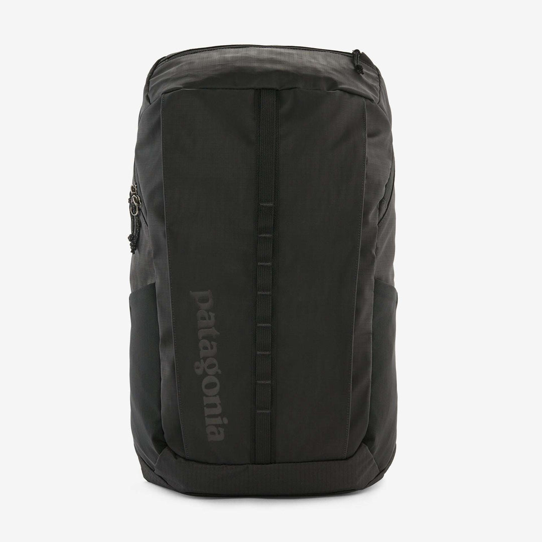 Black Hole Pack 25L recycled polyester backpack with multiple compartments.