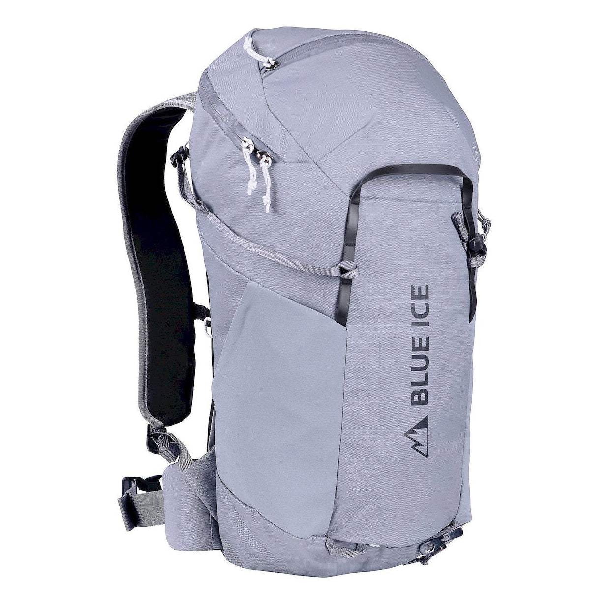 Prisma 24 Pack Blue Ice zaino arrampicata estivo funzionale comodo traspirante con attacchi casco piccozza e sistema idratazione