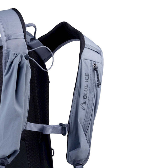 Blue Ice Prisma 24 Pack hiking backpack with breathable back panel and gear attachments for climbing