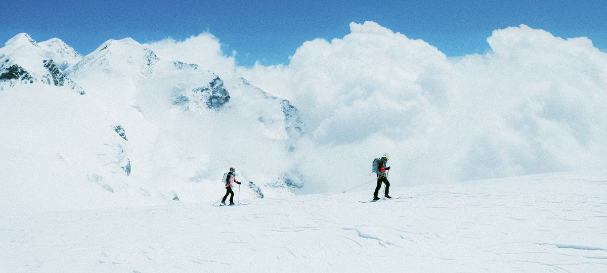 Montura: alpinisti tra le cime innevate