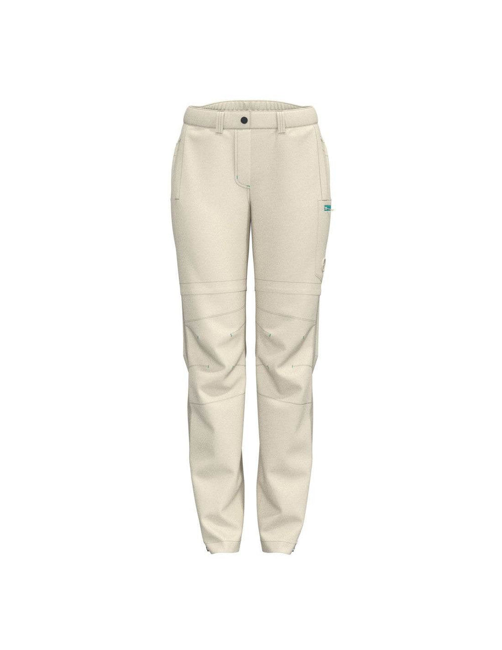 Pantaloni Brezza Lady 2 in 1 da donna beige con gambe staccabili per trekking e attività outdoor estive