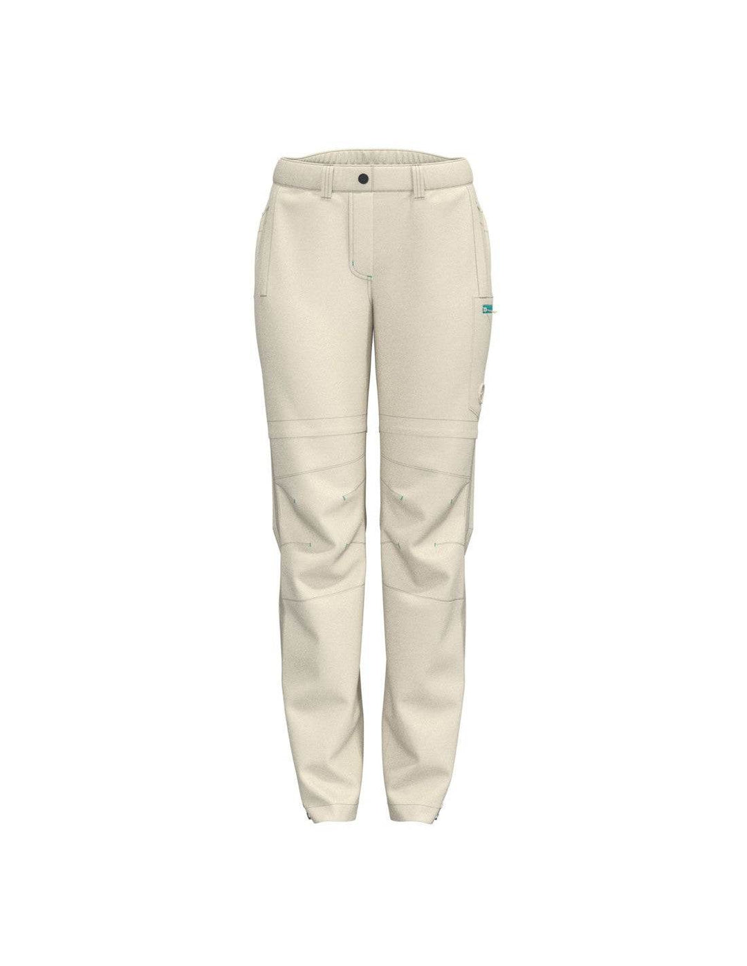 Pantaloni Brezza Lady 2 in 1 da donna beige con gambe staccabili per trekking e attività outdoor estive