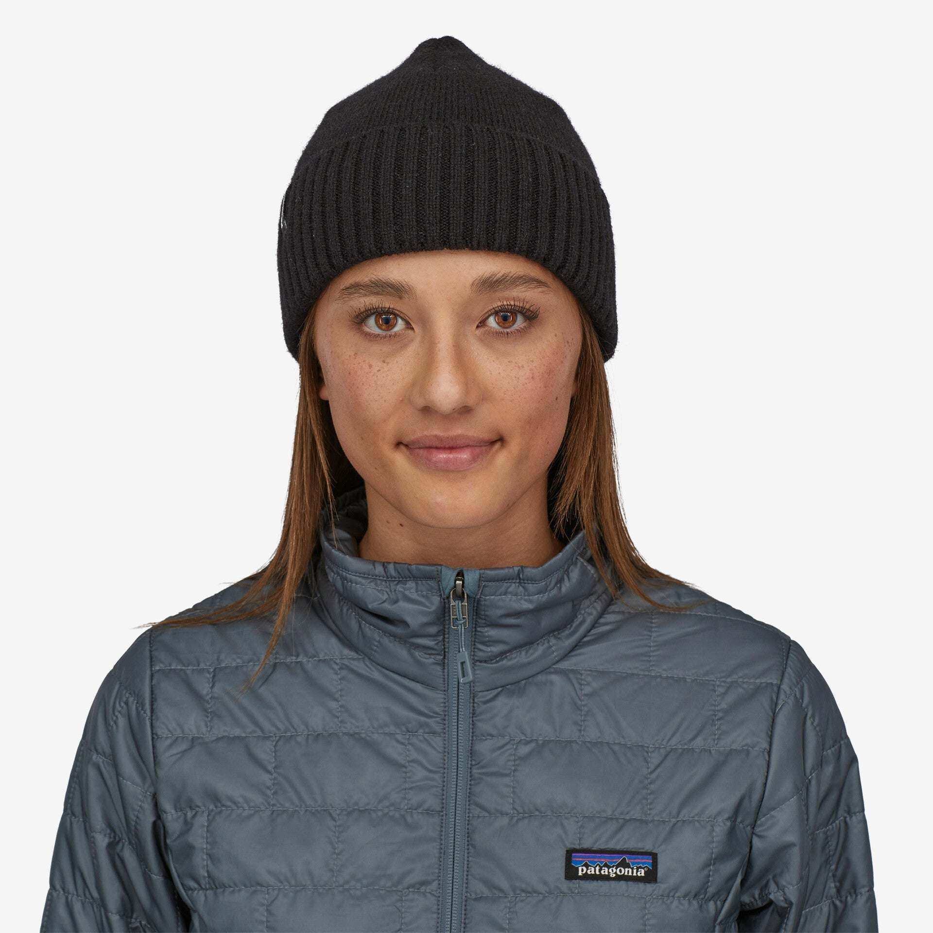 Brodeo beanie made of warm recycled wool and nylon blend with ribbed cuff, Fair Trade Certified Brodeo beanie