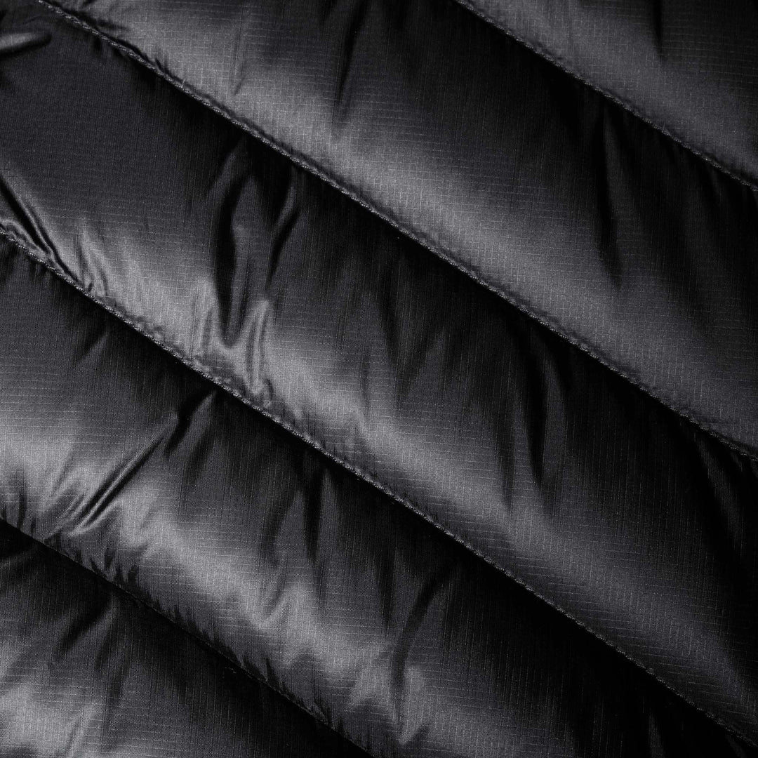 Mammut Broad Peak In Hooded Jacket Men - Black - dettaglio tessuto trapuntato