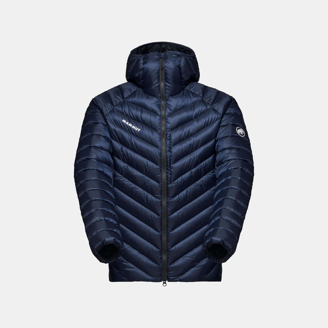 Mammut Broad Peak In Hooded Jacket Men - Marine/Black - vista frontale