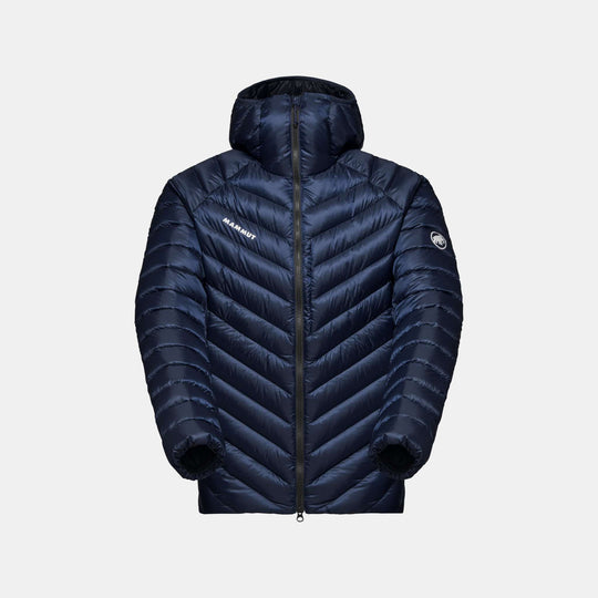 Mammut Broad Peak In Hooded Jacket Men - Marine/Black - vista frontale
