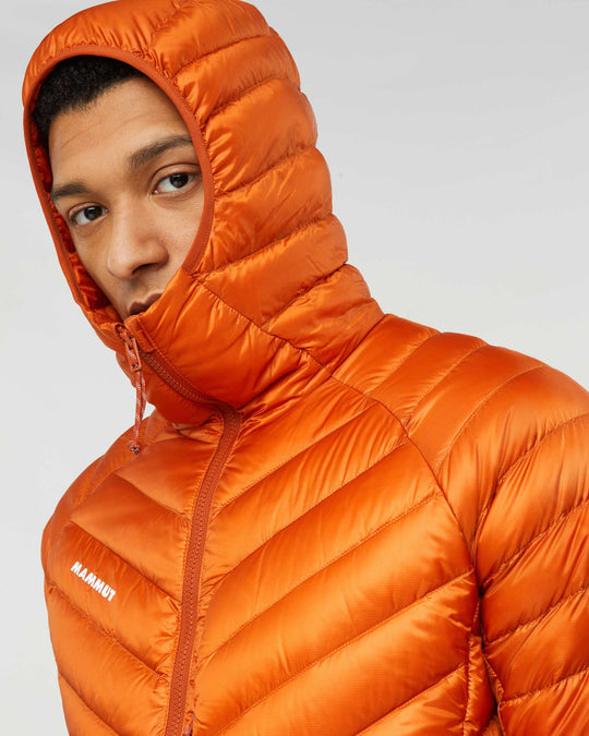 Mammut Broad Peak In Hooded Jacket Men - Autumn Larice - dettaglio cappuccio