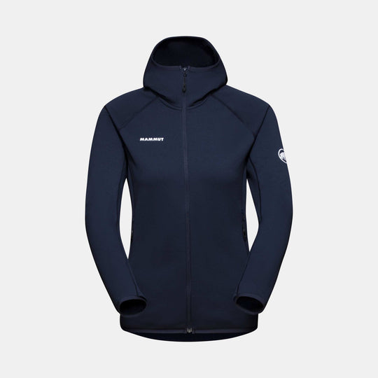 Mammut Aconcagua Ml Hooded Jacket Women - Marine - vista frontale