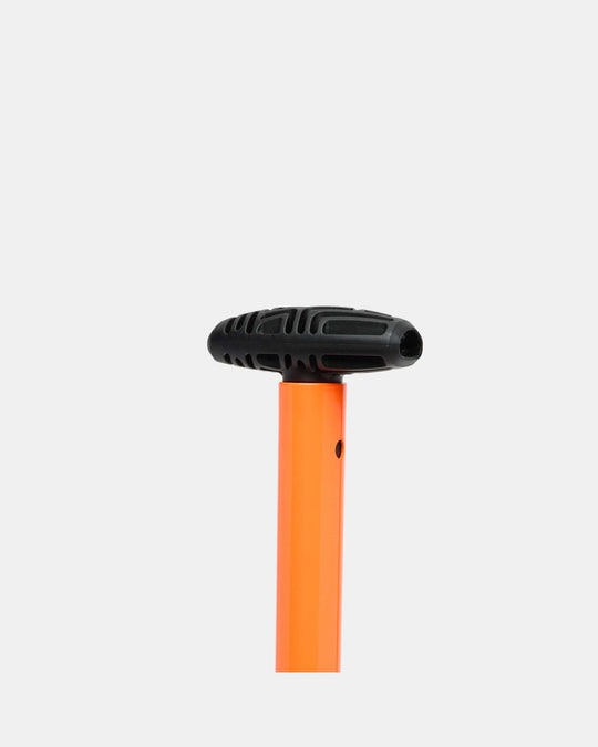 Mammut Alugator Light Neon Orange: impugnatura a T e manico, vista laterale