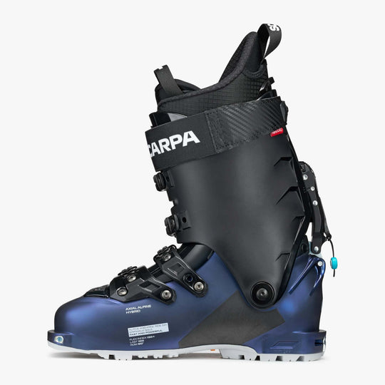 SCARPA 4-Quattro Pro Blue Pearl/Silver – vista laterale interna