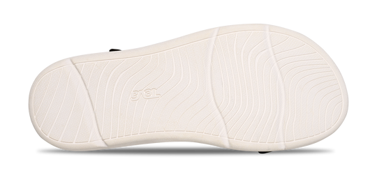 Teva Madera Slingback donna Black/White BKWH, suola