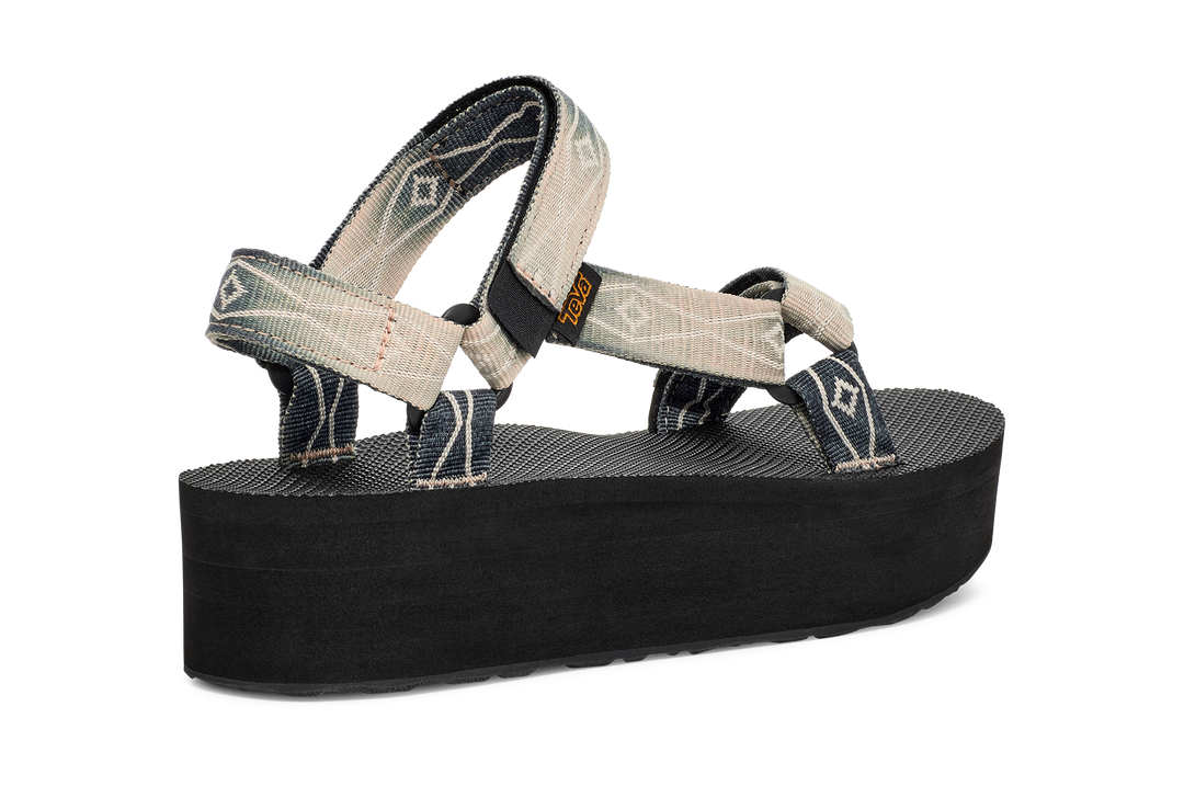 Teva Flatform Universal Sunscape donna Waterless Black/Cream WKC, tre quarti posteriore