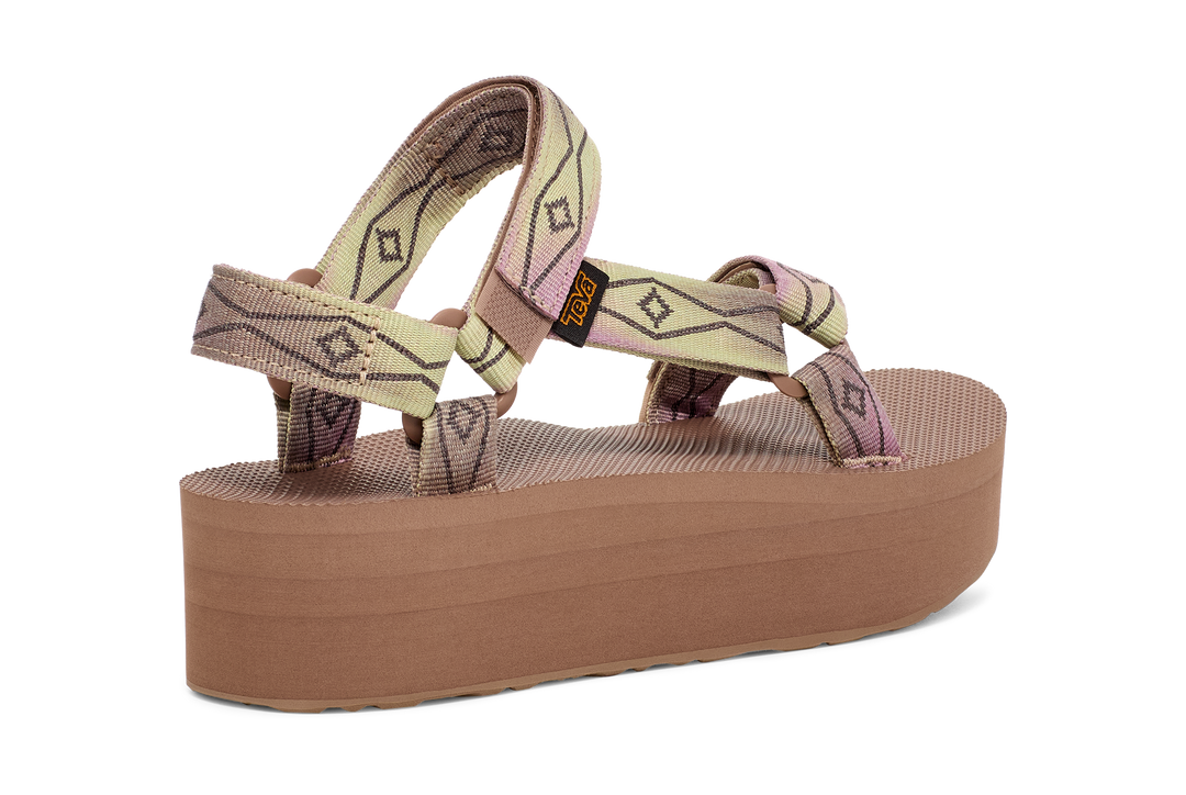 Teva W Flatform Universal Sunscape Waterless Neutral WSSN, tre quarti posteriore