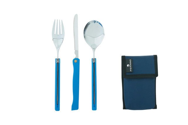 Set di posate pieghevoli Travel compatte per viaggio