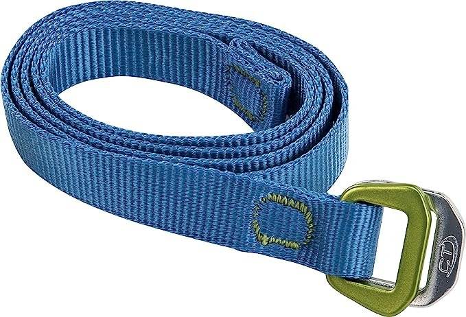 Blue Ct Belt with aluminum adjustment buckle.
