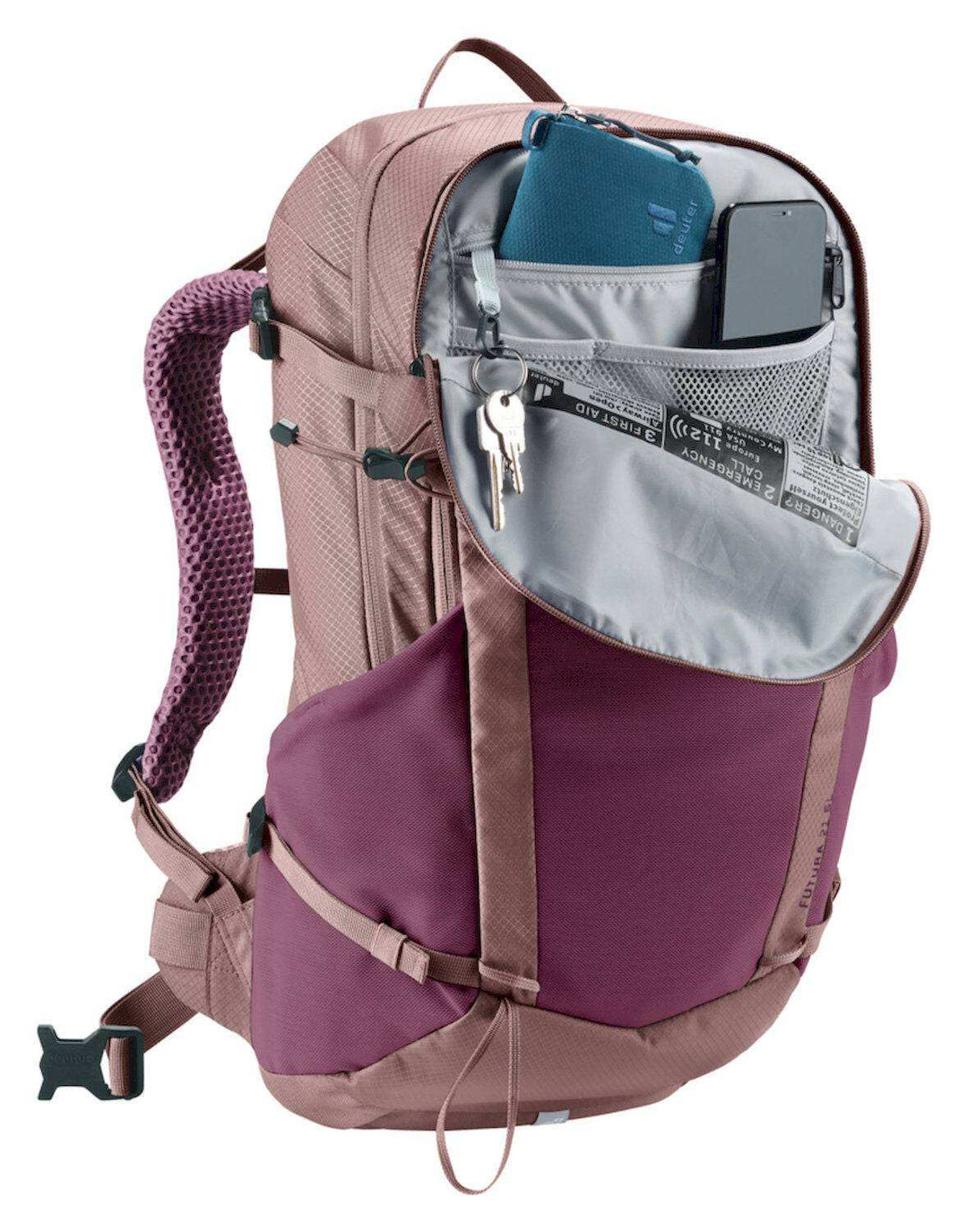 Zaino trekking leggero Futura 21 Sl con spallacci ActiveFit e sistema Aircomfort per alta ventilazione e comfort