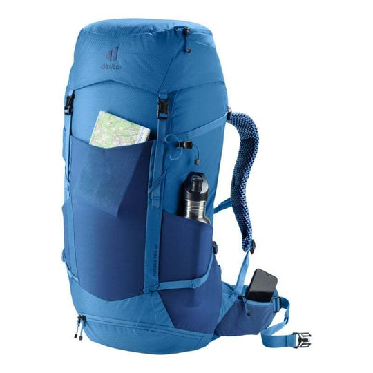 Futura Pro 40 trekking backpack with Aircomfort Sensic Pro ventilation and ergonomic VariFlex ECL hip fins