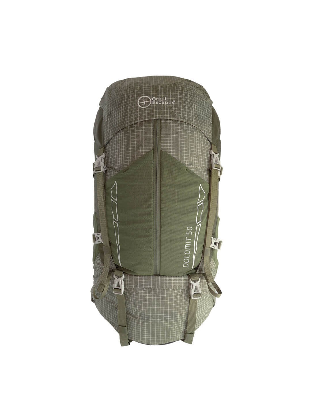 Dolomit 50 trekking backpack in Forest Night color with 50-liter capacity for multi-day outdoor adventures