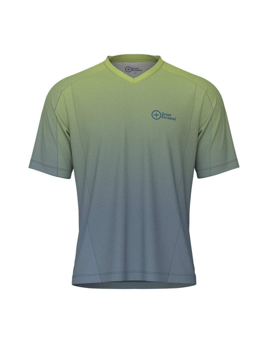Maglietta tecnica uomo Dru Man T-Shirt lime verde traspirante per attività outdoor