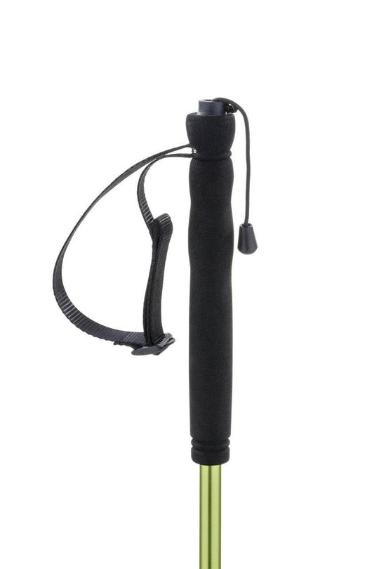 Ferrino Bastoncini Jet trekking poles in green, lightweight and compact for outdoor hiking and mountain trails