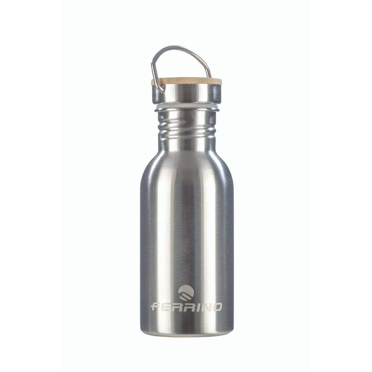 Borraccia Gliz Inox 0,75 Lt in acciaio inossidabile con tappo in bamboo