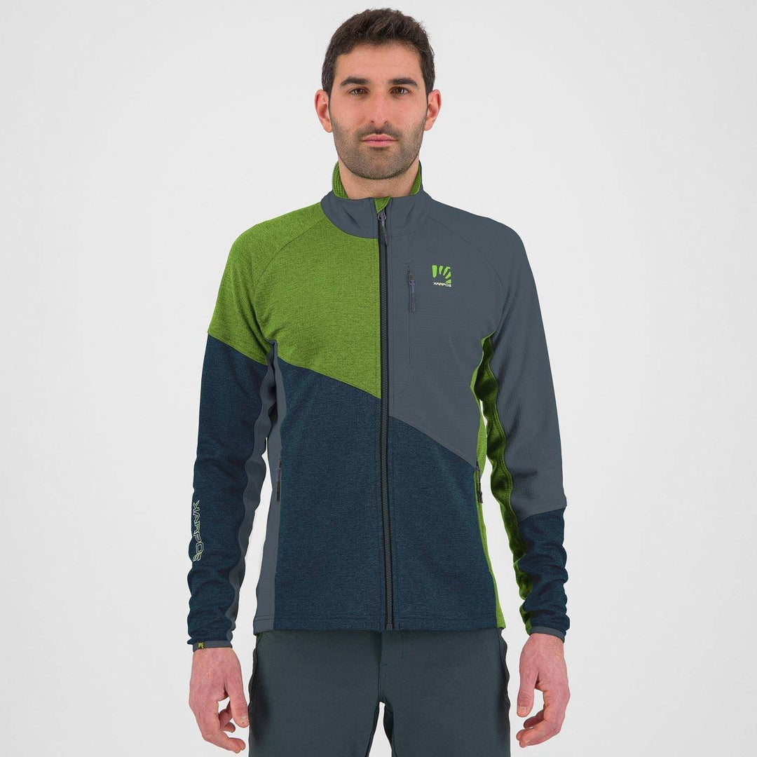 Federa Full-Zip Fleece - Midnight/Green Flash/Dark Slat - Blogside