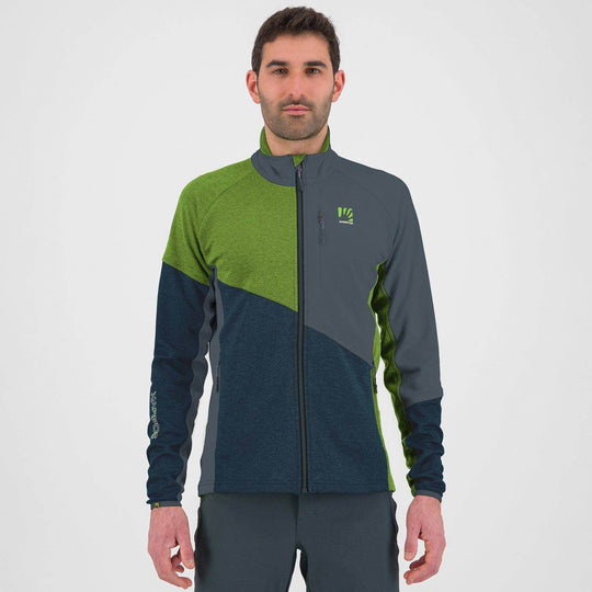 Federa Full-Zip Fleece - Midnight/Green Flash/Dark Slat - Blogside