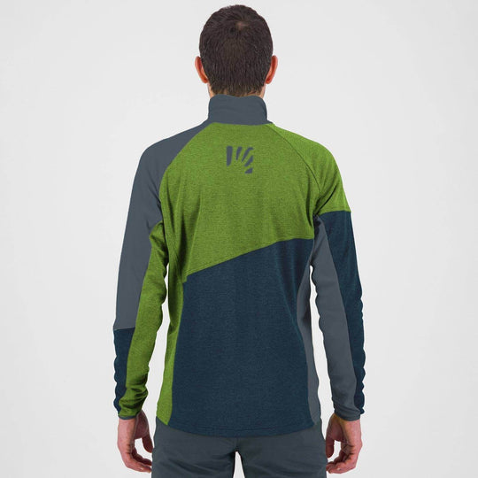 Federa Full-Zip Fleece - Midnight/Green Flash/Dark Slat - Blogside