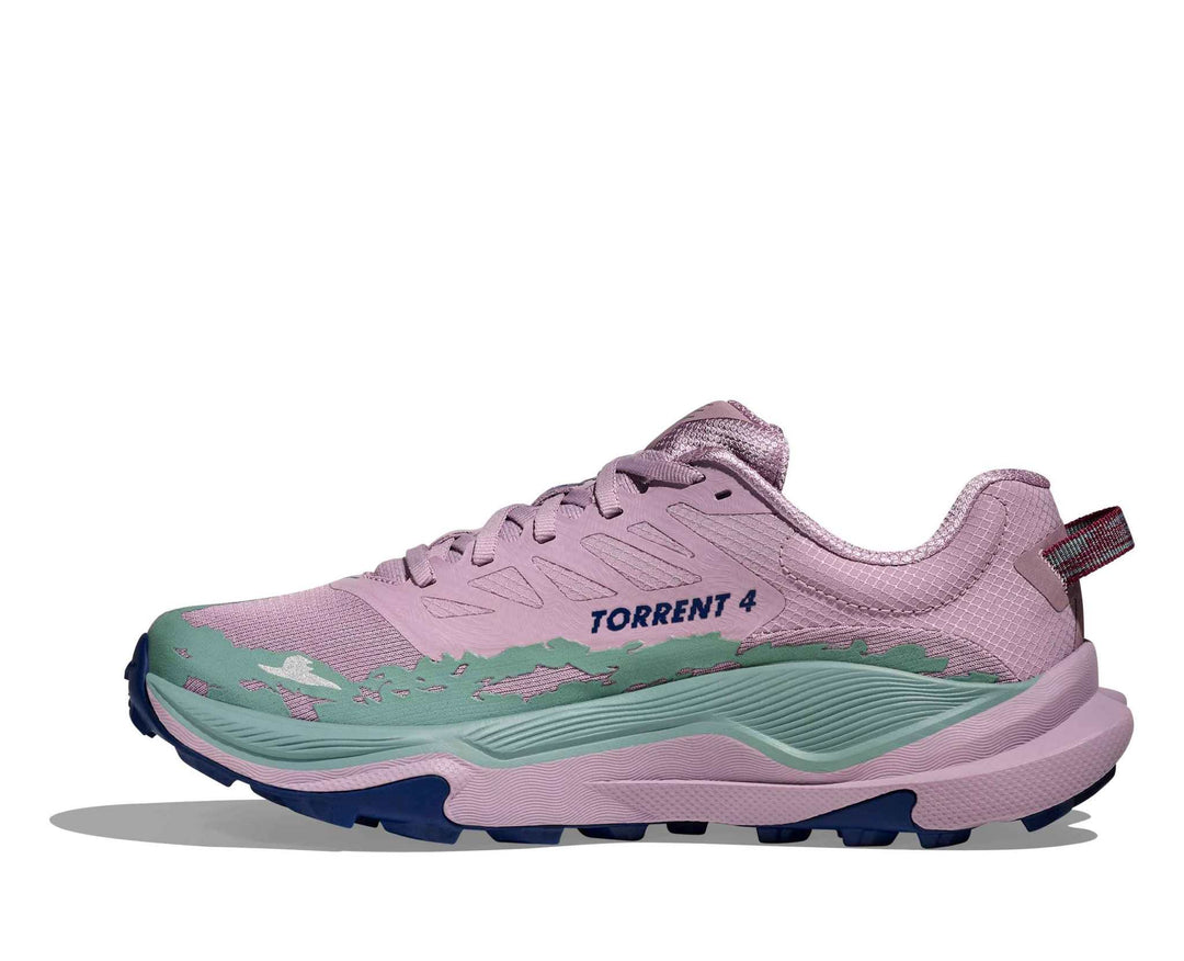 HOKA Torrent 4 donna Fragrant Lilac/Tart Cherry, vista laterale interna
