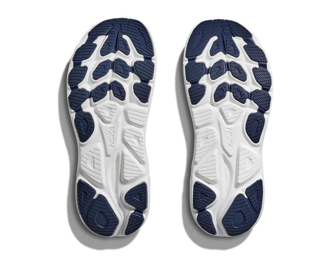 HOKA Clifton 10 donna Soaring Blue/Frost, battistrada della coppia